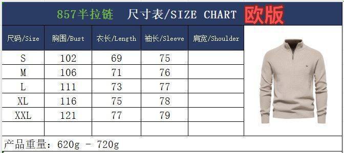 Men’s Quarter Zip Sweater | Modern