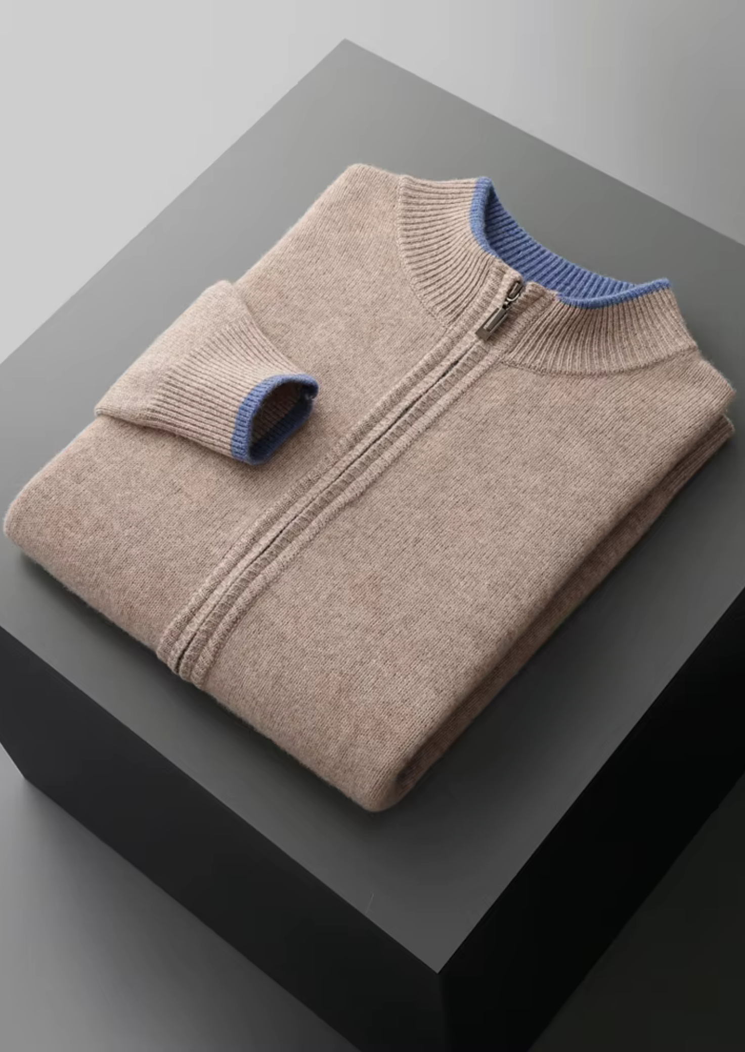 Men’s Zip Sweater Set Minimal Style | Modern