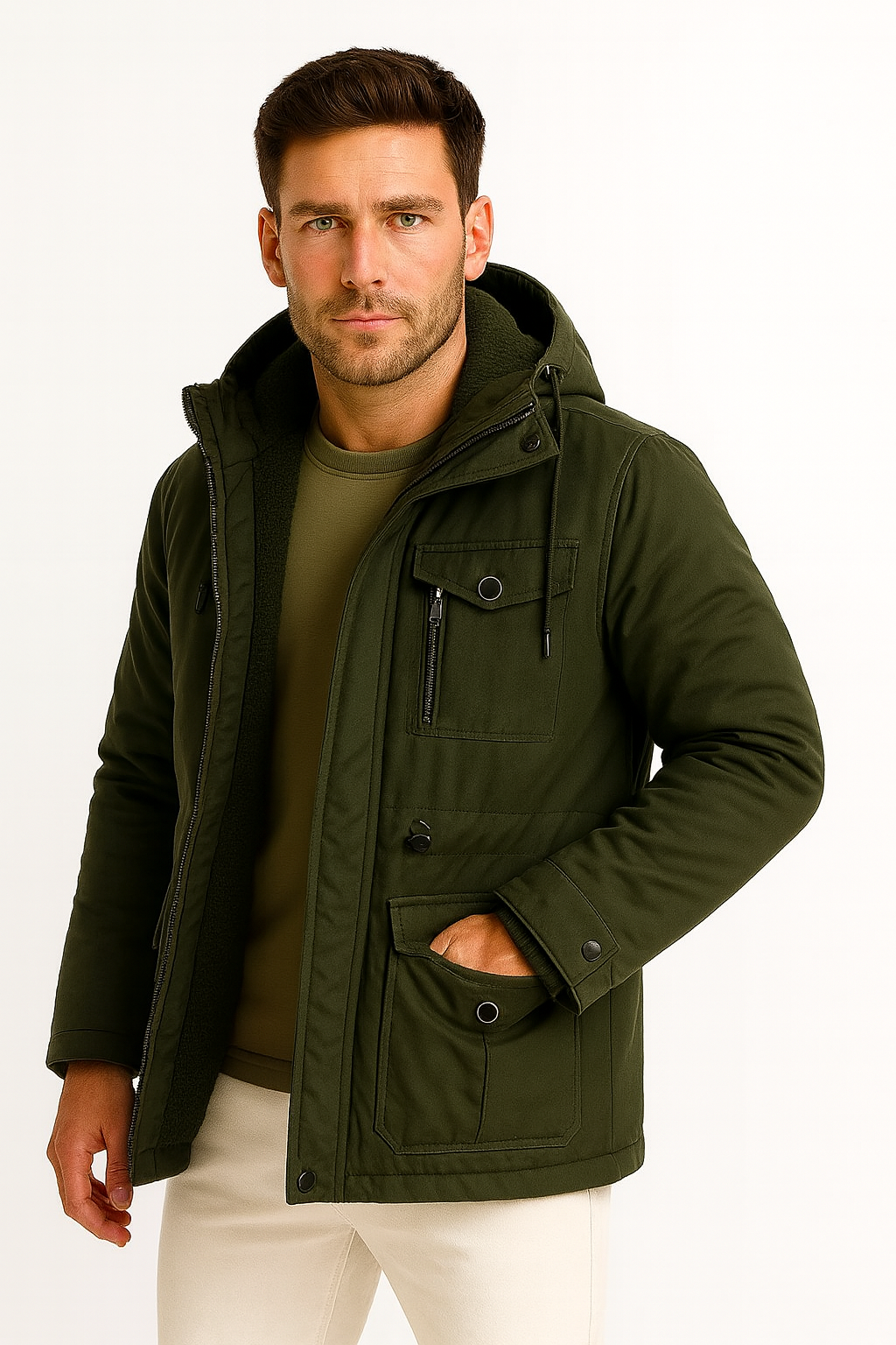 Men’s Winter Jacket – Durable Outdoor Daily Style