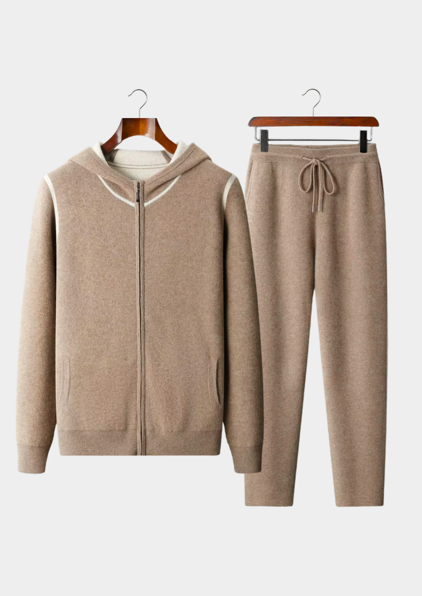 Men’s Zip Hoodie Set Minimal Style | Modern