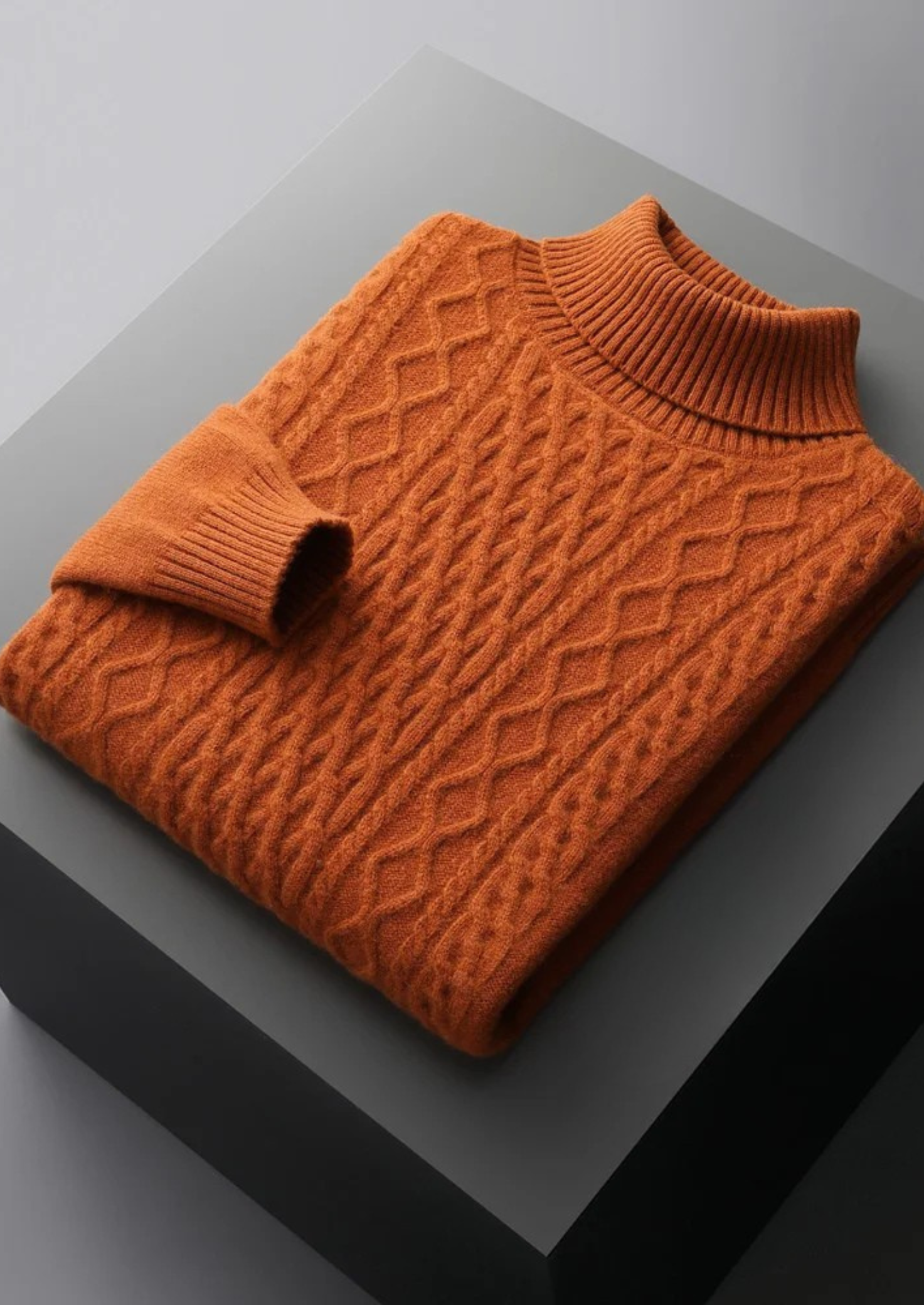 Men’s Cable Sweater Classic Style | Modern