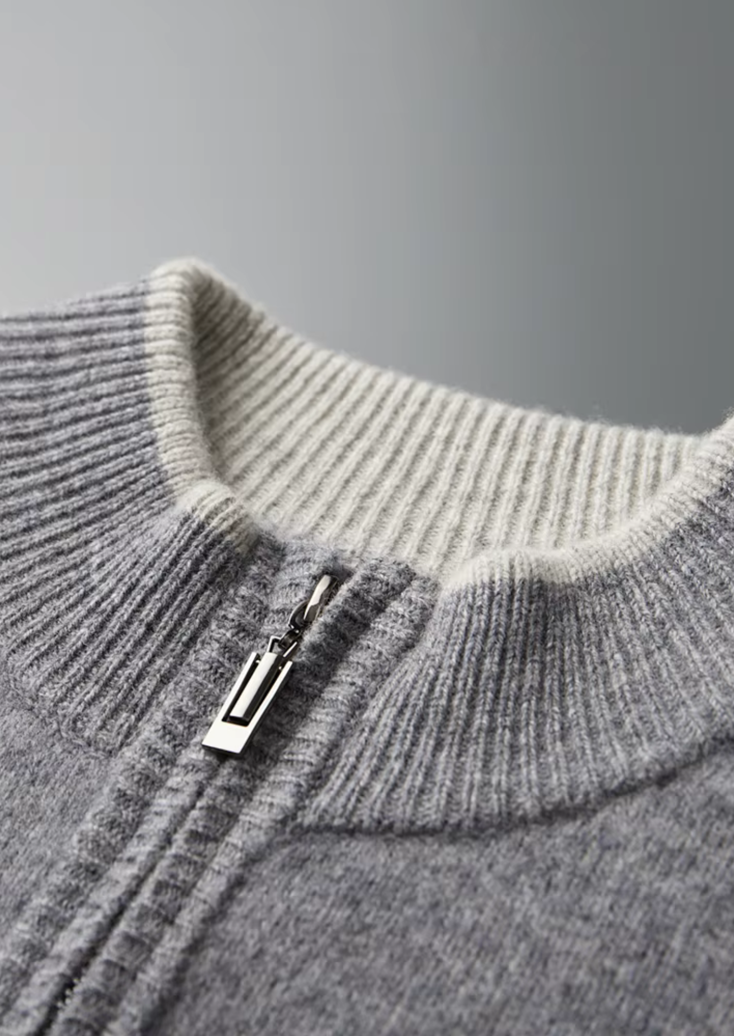 Men’s Zip Sweater Set Minimal Style | Modern