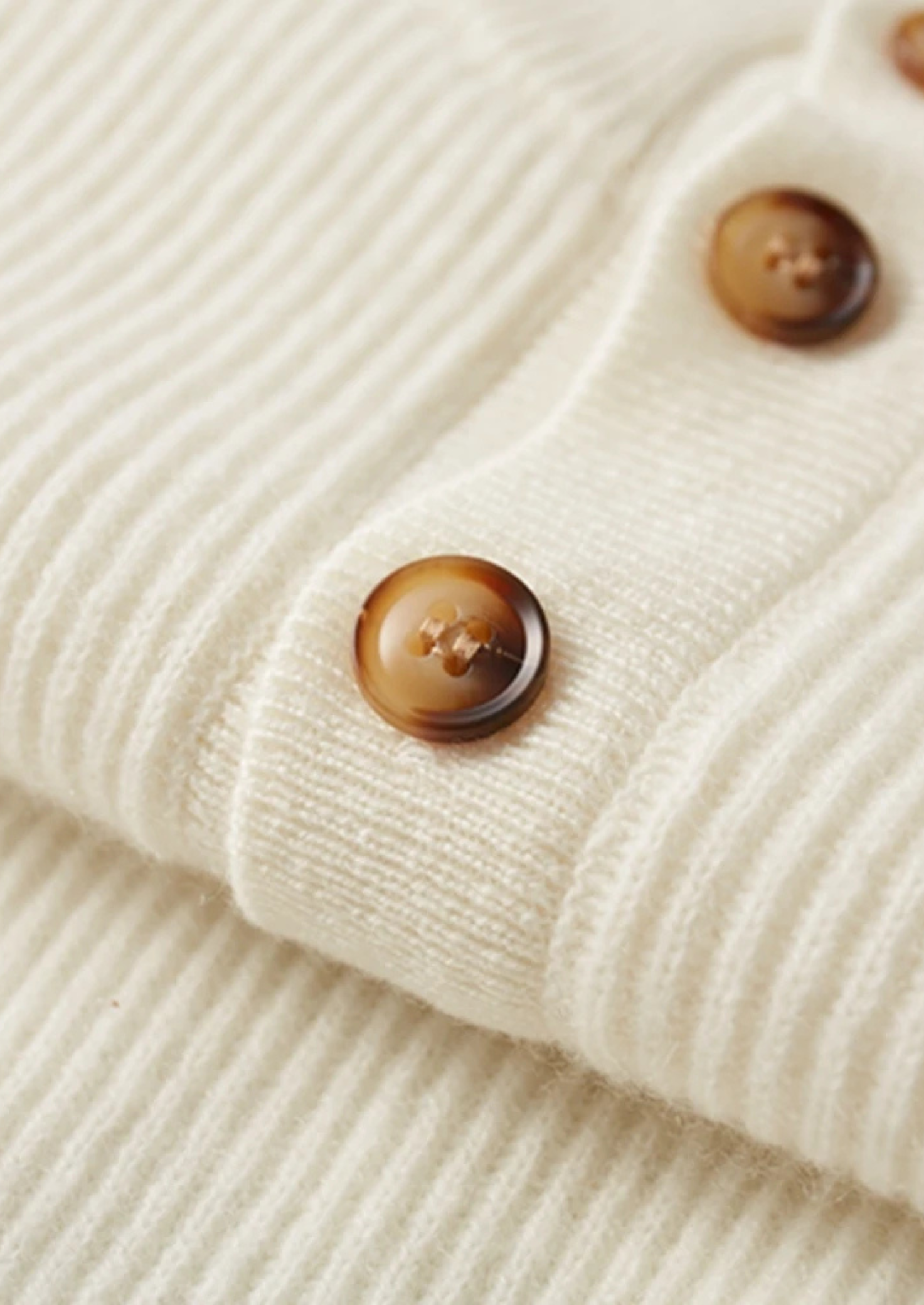 Men’s Button Sweater Minimal Style | Modern