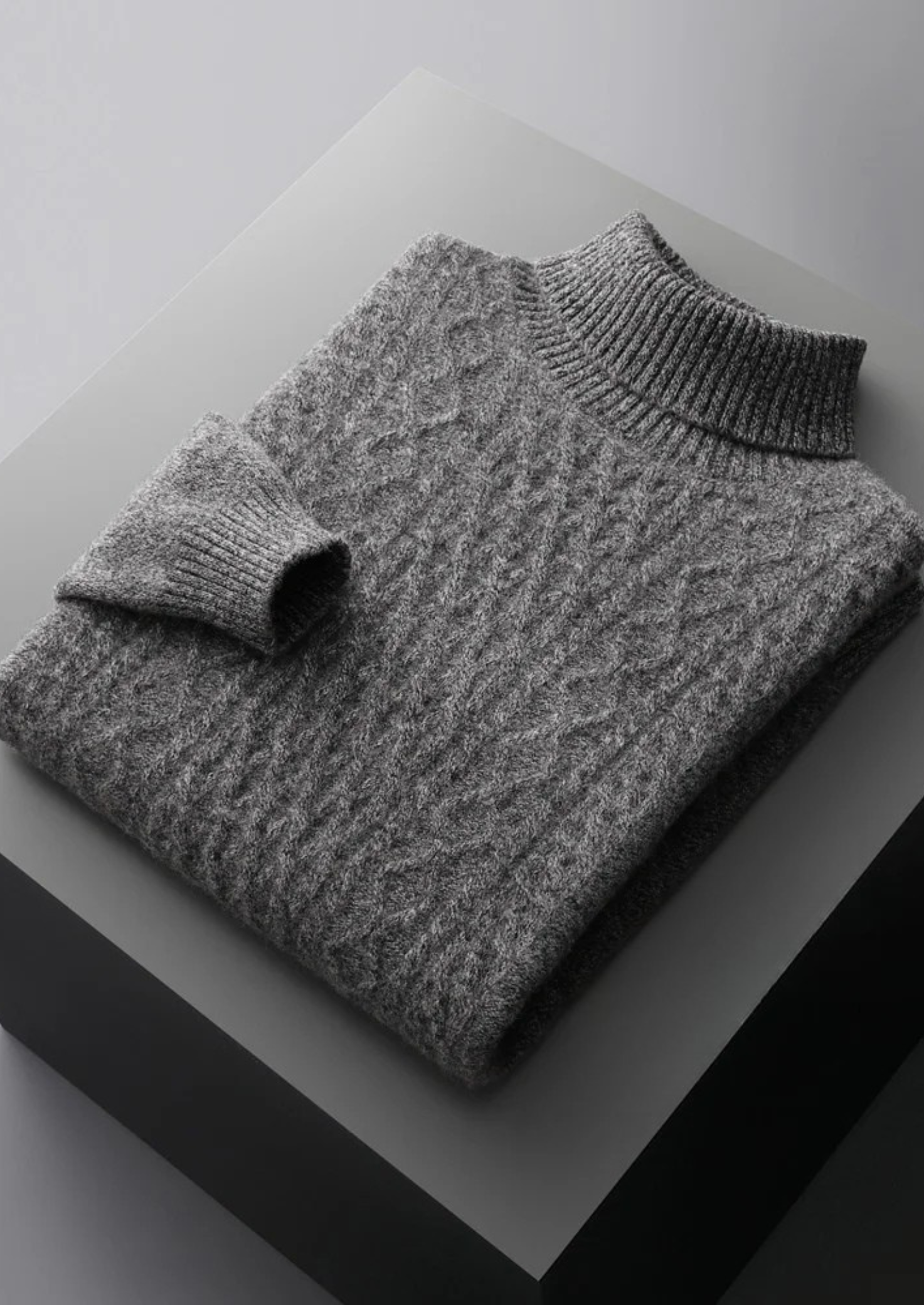 Men’s Cable Sweater Classic Style | Modern