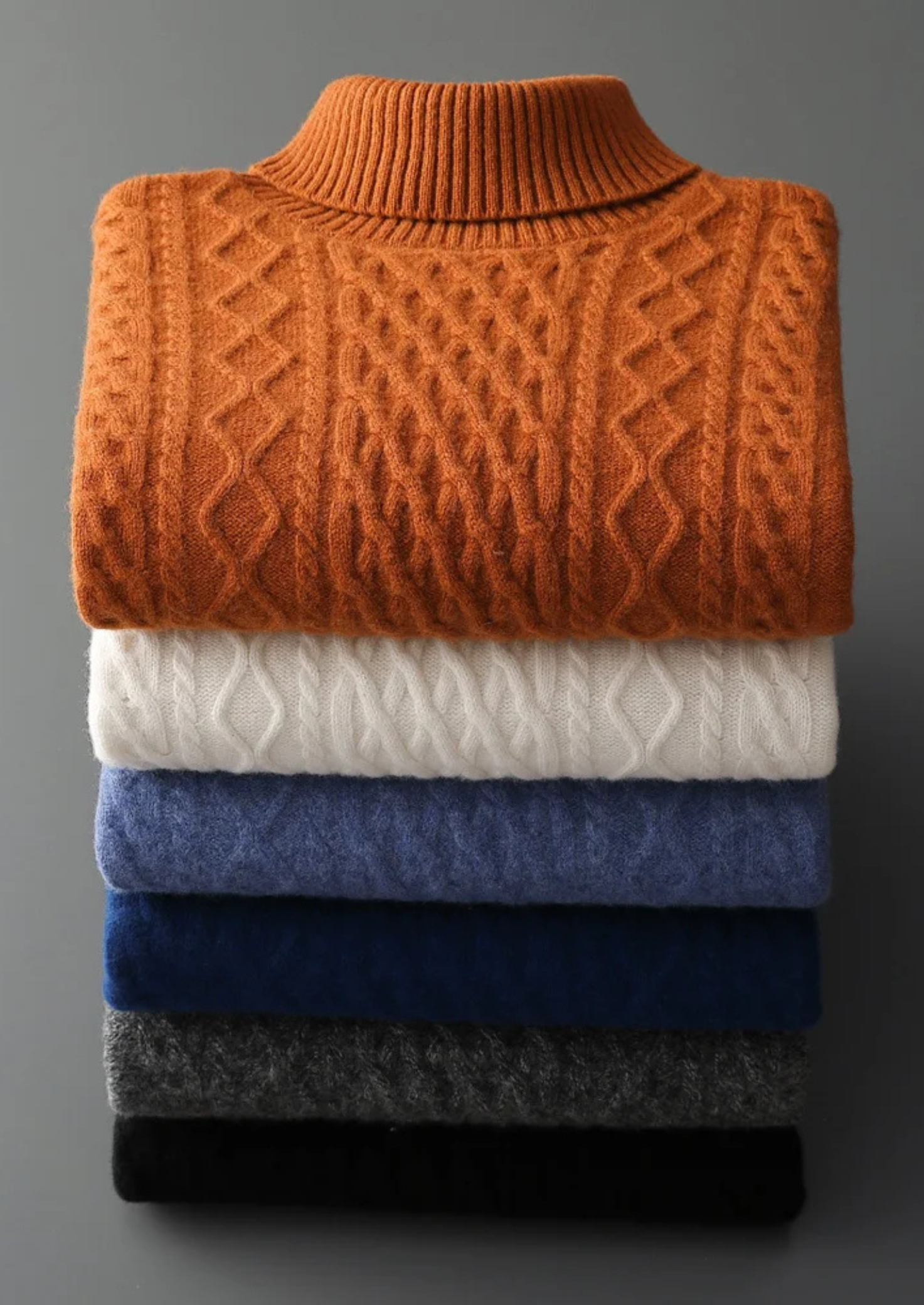 Men’s Cable Sweater Classic Style | Modern