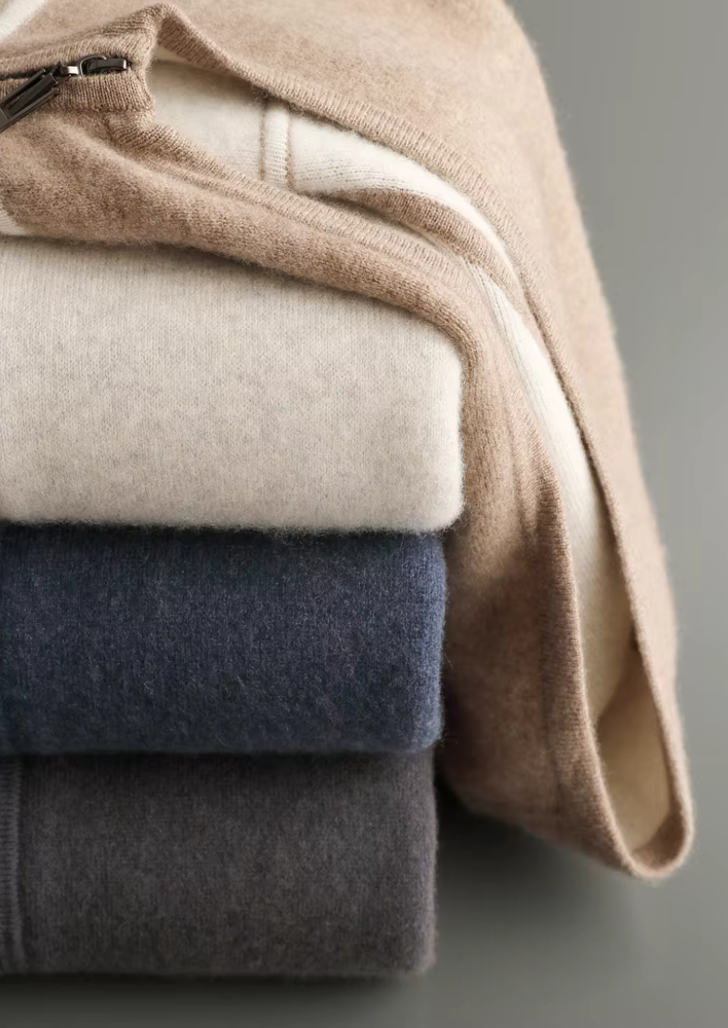 Men’s Zip Hoodie Set Minimal Style | Modern