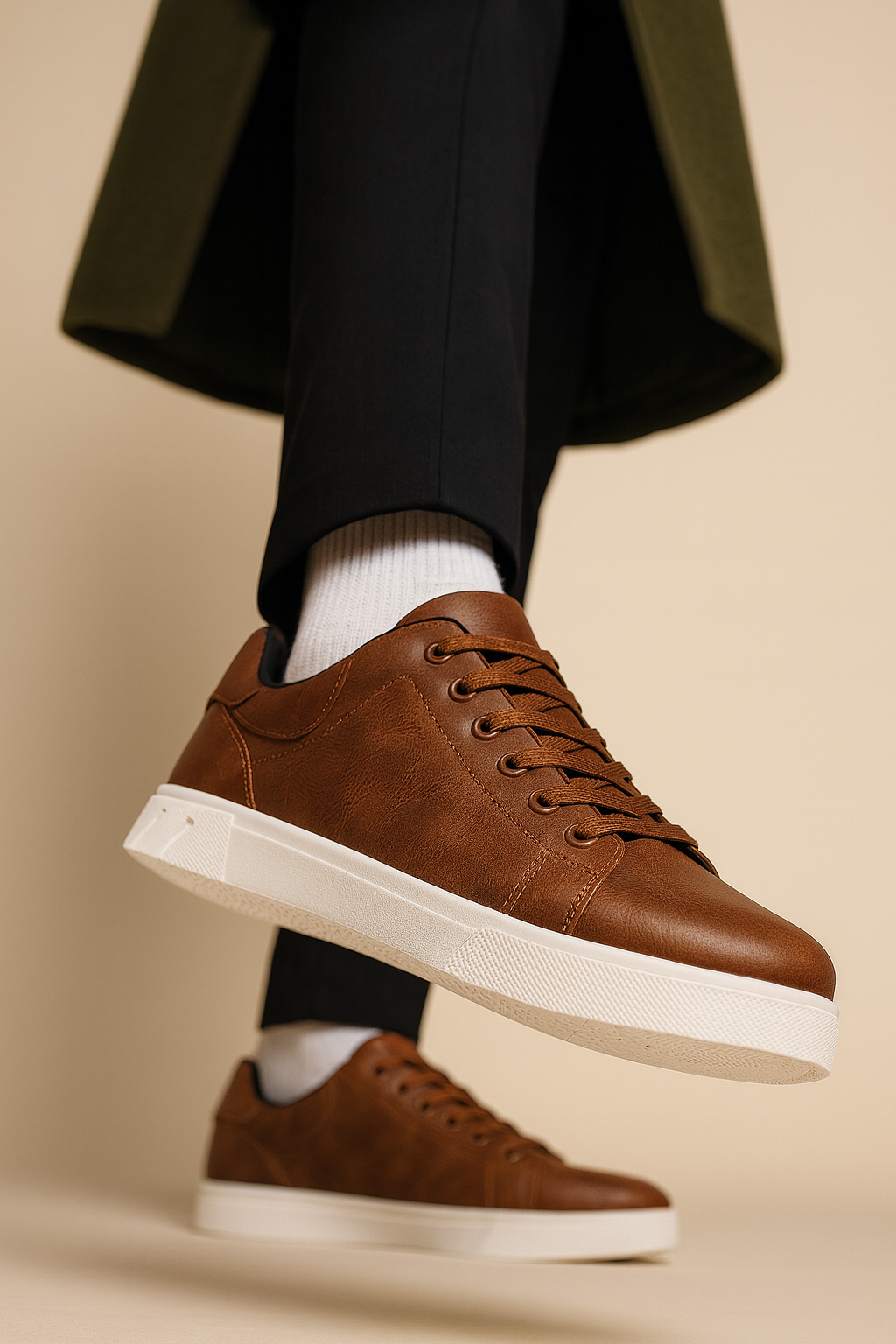 Men’s Casual Shoes – Stylish Lace-Up Sneakers for Daily Use