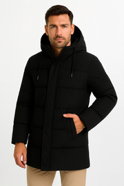 Men’s Hooded Winter Coat – Durable Cold Weather Wear