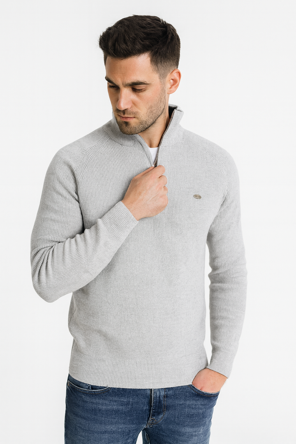 Men’s Zip-Up Sweater – Classic Everyday Style