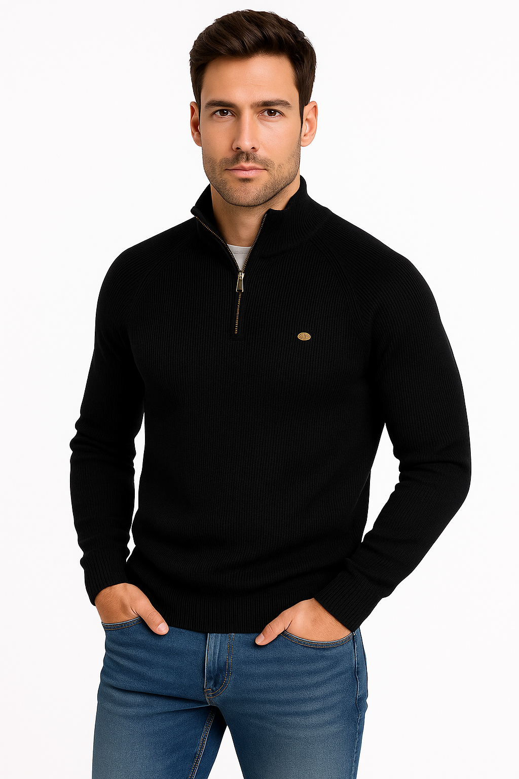 Men’s Quarter Zip Sweater | Modern