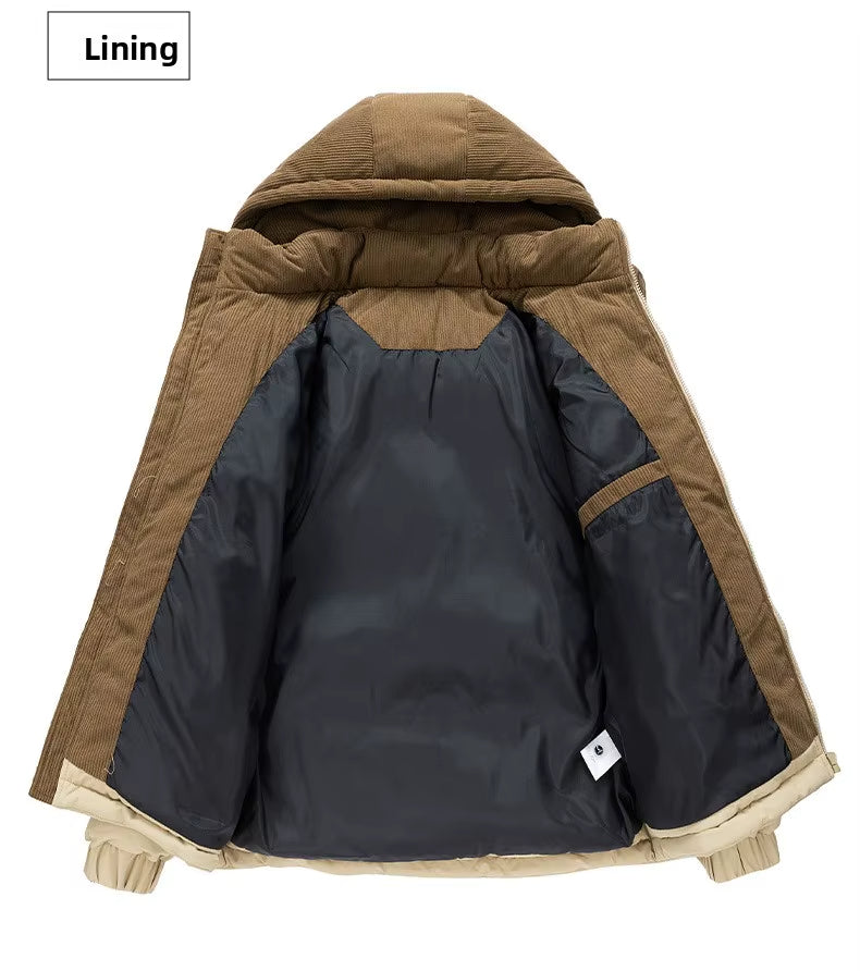 Ilhance – Men’s Hooded Puffer Jacket