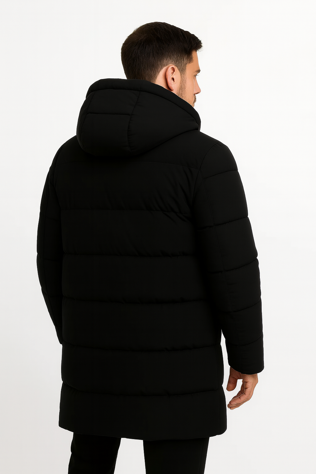 Men’s Hooded Winter Coat – Durable Cold Weather Wear