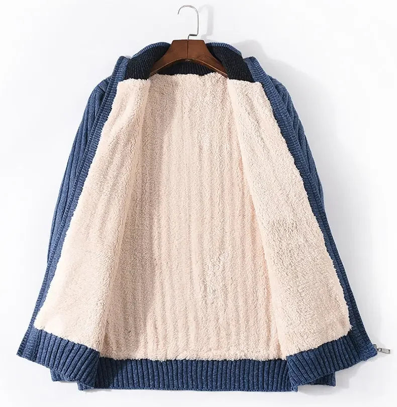Men’s Fleece Lined Cardigan | Modern