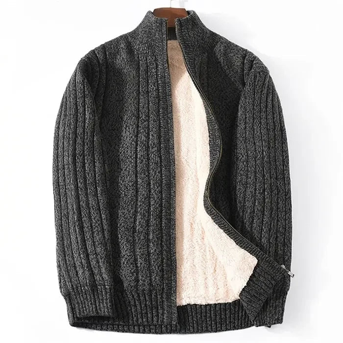 Men’s Fleece Lined Cardigan | Modern