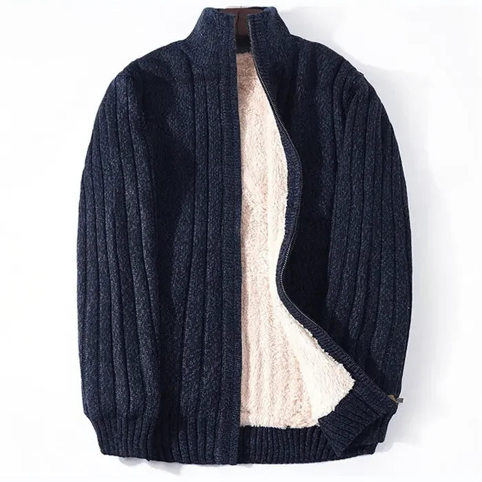 Men’s Fleece Lined Cardigan | Modern