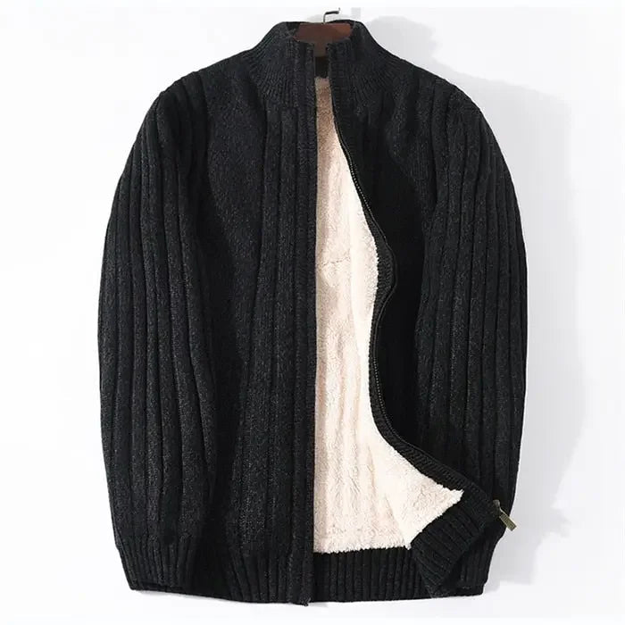 Men’s Fleece Lined Cardigan | Modern