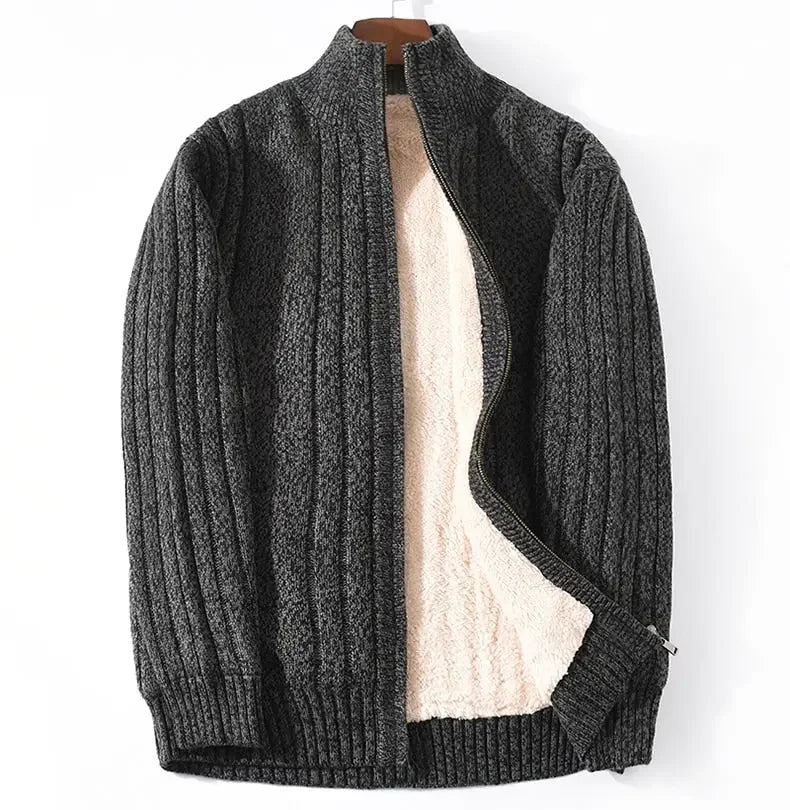 Men’s Fleece Lined Cardigan | Modern