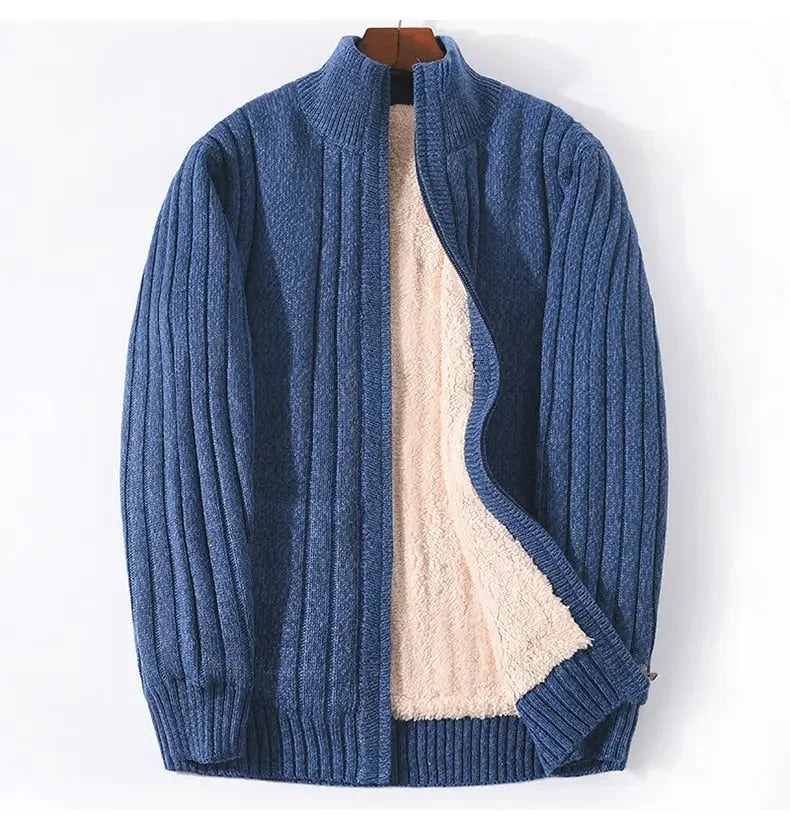 Men’s Fleece Lined Cardigan | Modern