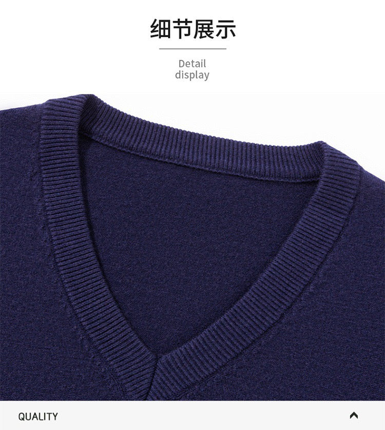 Ilhance – Men’s Classic V-Neck Sweater