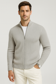 Men’s Zip Cardigan – Classic Cold Weather Layer
