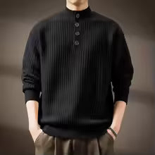 Men’s Button Sweater Classic Style | Modern